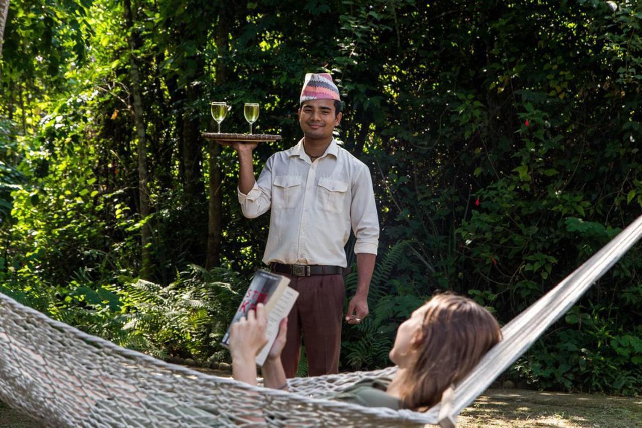 Tiger Tops Tharu Lodge Chitwan Zewnętrze zdjęcie